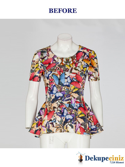 Hayalet Manken Arka Plan Temizleme Dekupe Hizmeti